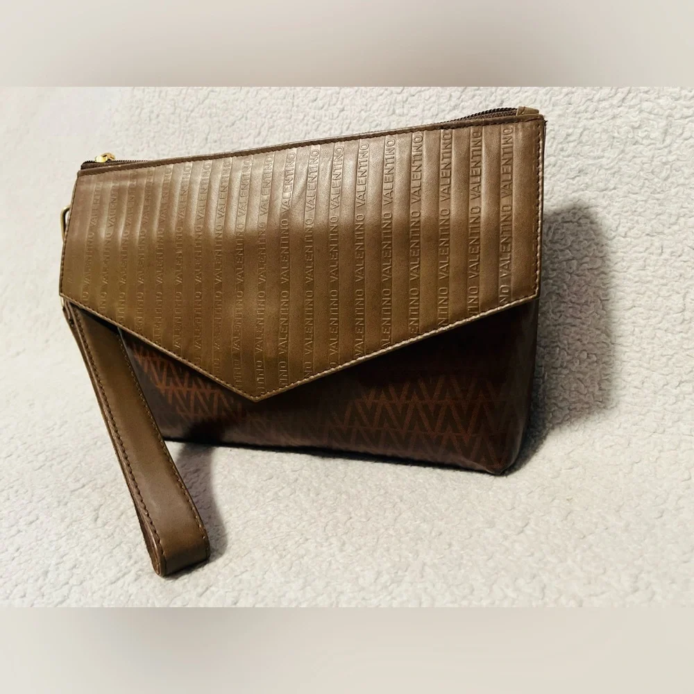 Mario Valentino Monogram Clutch/Wristlet - Picture 11 of 12
